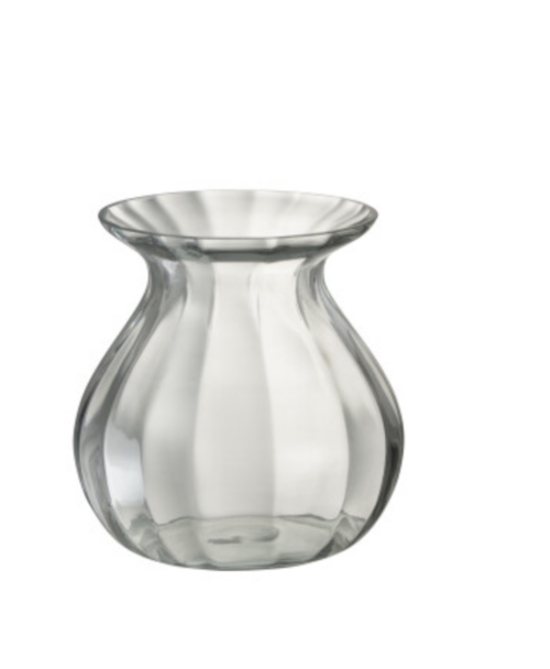 Vaso Amo Vetro Trasparente Large – Jolipa