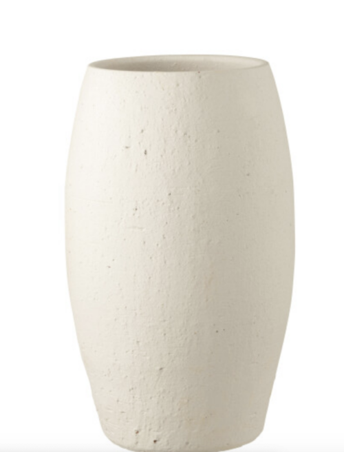 Vaso Enya Ceramica Bianco Small – Jolipa