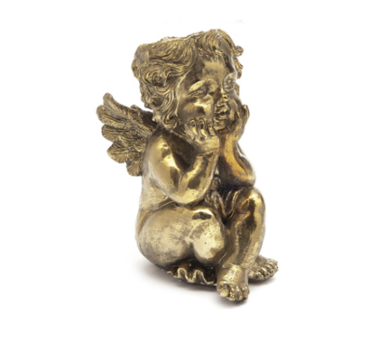 ANGIOLETTO IN RESINA GOLD - BRUCO