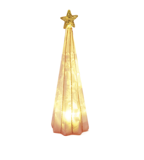 ALBERELLO IN VETRO CON LED – BRUCO