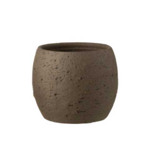 Portavasi Enya Ceramica Marrone Medium