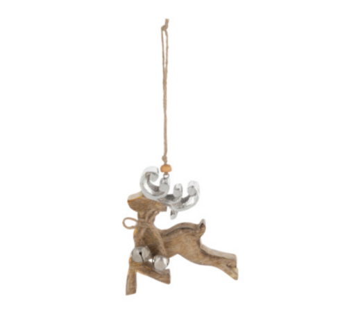 Ciondolo in legno naturale renna – JOLIPA