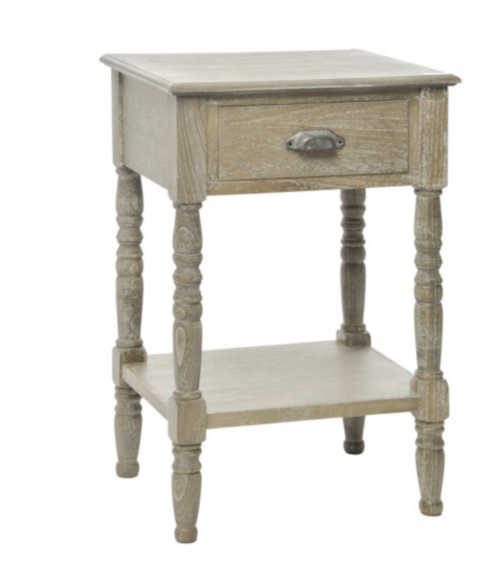 Comodino ad un cassetto in legno – JOLIPA
