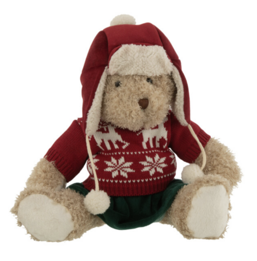 Orsacchiotto natalizio in peluche – JOLIPA