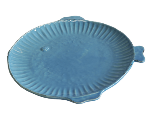 VASSOIO OVALE DA PORTATA CERAMICA PESCE – VIRGINIA