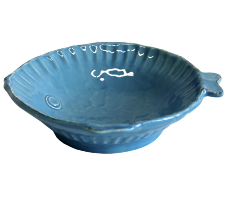 PIATTO PER ZUPPA CERAMICA PESCE - VIRGINIA