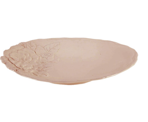 VASSOIO OVALE LINEA ROMANTICA IN CERAMICA – VIRGINIA