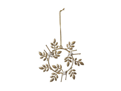 Decorazione coroncina in metallo Bruco