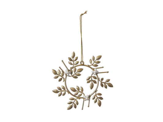 Decorazione coroncina in metallo Bruco