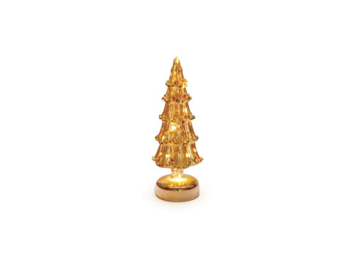 Albero di Natale in vetro small ambra