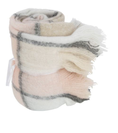 Plaid fantasia check Beige/Rosa
