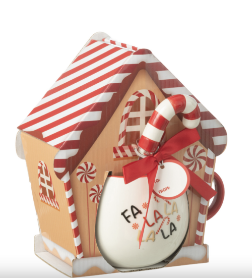 Tazza mug con cucchiaio di Natale Jolipa