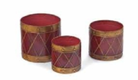 Set 3 pezzi coprivaso natalizio Bruco
