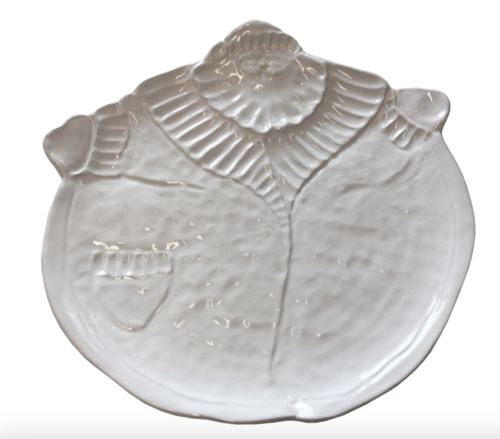 Vassoio in ceramica Babbo Natale