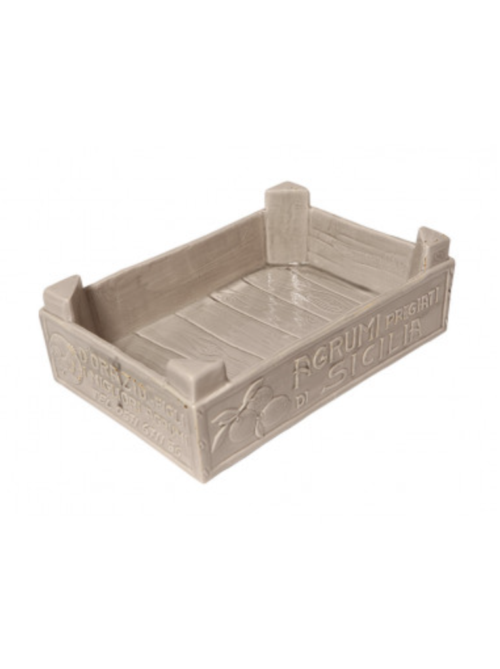Cassettiera frutta piccola in ceramica beige | Virginia Casa (Copia)