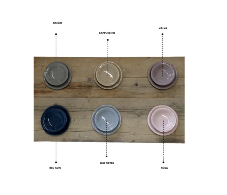Set da 6 Piatti Fondi Tavolozza, MALVA | Virginia Casa - immagine 6