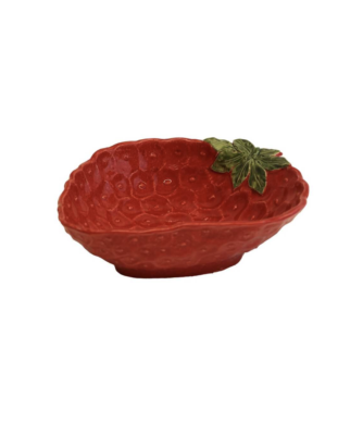 Insalatiera grande fragola in ceramica - VIRGINIA CASA