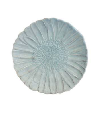 Mini piattino forma margherita in ceramica turchese - VIRGINIA CASA