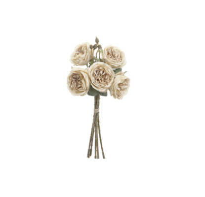 BUNDLE ROSE X5 FINTO SECCO CM45 CREMA - BRUCO
