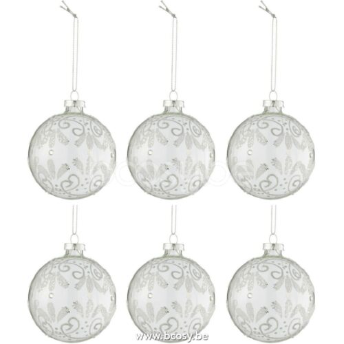 PALLINE DI NATALE IN VETRO CON DECORAZIONE – Jolipa