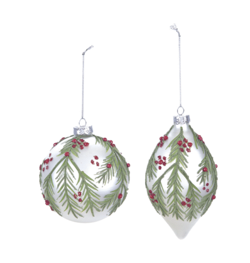 DECORAZIONE SFERA VETRO GOCCIA – Bruco