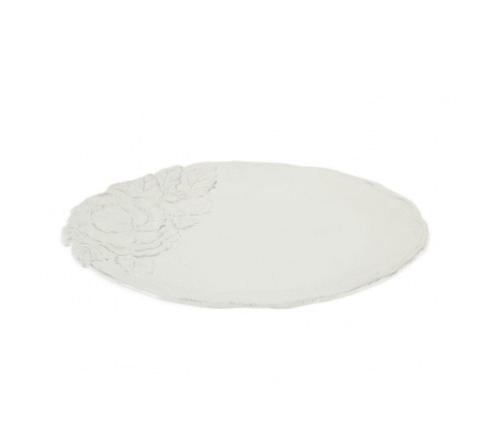 SET 6 PIATTI  LINEA “ROMANTICA” – BIANCO