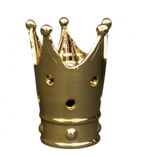 PORTA BOTTIGLIA FORMA CORONA GIULLARE TAGLIATO A MANO – Virginia Casa