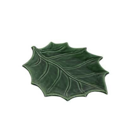 PIATTO DESSERT A FORMA DI “AGRIFOGLIO” – Virginia Casa