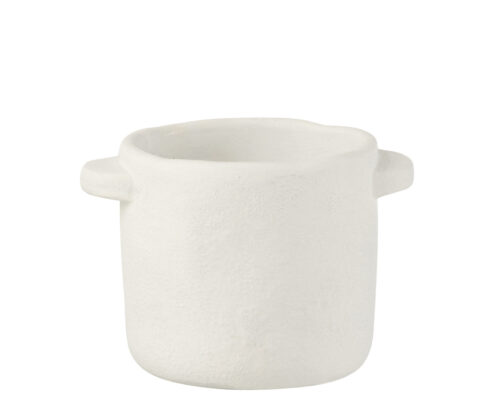 Vaso Gustave Cemento Bianco Small – Jolipa
