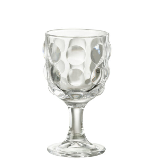 Bicchiere Vino Bolle Vetro Trasparente – Jolipa