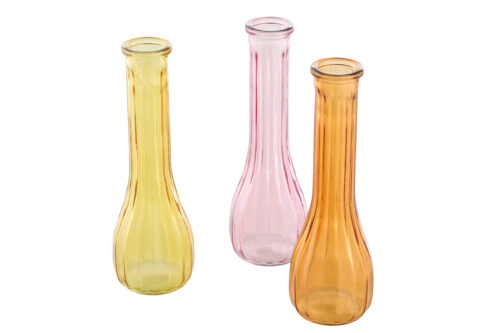 Vaso Vetro Multicolore set di 3 – Jolipa