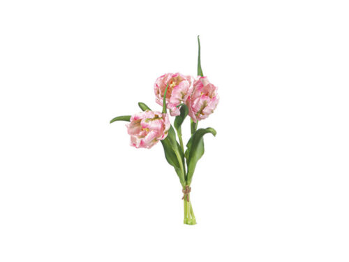 BUNDLE TULIPANI BOMBOLINO X3 REAL TOUCH CM40 ROSA – BRUCO