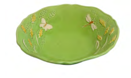 INSALATIERA D27CM LIBELLULA LIME *PRATO* – Virginia Casa