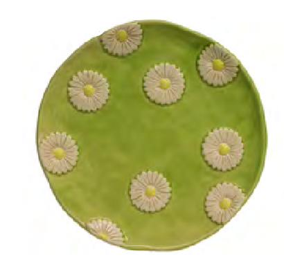 VASSOIO ROT. D36 CM “MARGHERITE” LIME *PRATO* – Virginia Casa