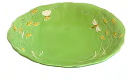 CENTROTAVOLA D36CM LIBELLULA LIME *PRATO* – Virginia Casa