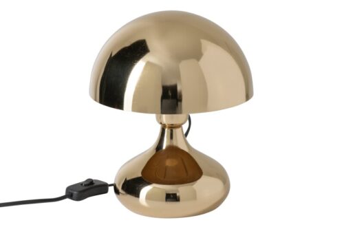 LAMPADA DA TAVOLO LUCIDA ROTONDA ORO