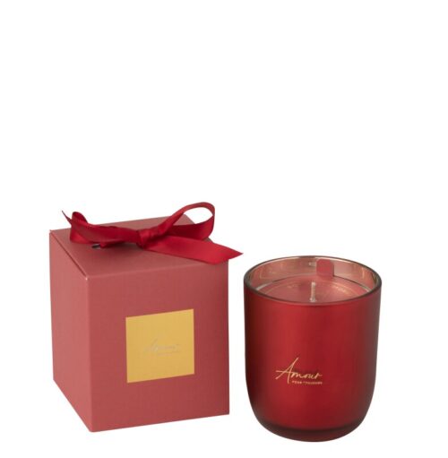 CANDELA PROFUMATA AMOUR ROSSO 35H – JOLIPA
