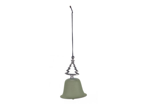 DECORAZIONE CAMPANA IN METALLO VERDE – BRUCO