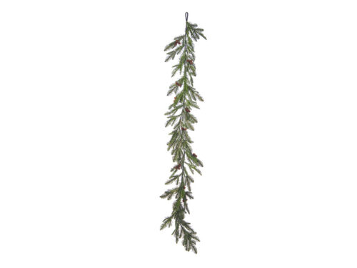 GHIRLANDA PINO ELITE CON PIGNE VERDE – BRUCO